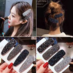 ネットの赤い韓国版の爆発的なデザインのダイヤモンドのヘアピンの少女の甘いトップは1字を挟んで前髪のカードのクリップの頭飾りの女性を挟みます。