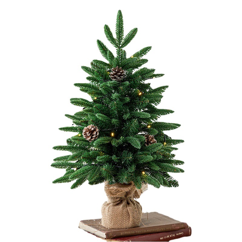 Nuevo árbol de Navidad transfronterizo, decoración verde de cedro de Navidad, copo de nieve, diseño de atmósfera de árbol, suministros en stock