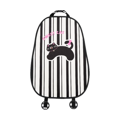 Cartoon Car Seat Cushion, High-End, Seat cushion, seat cover - plush-striped-cat-cushion-backrest
