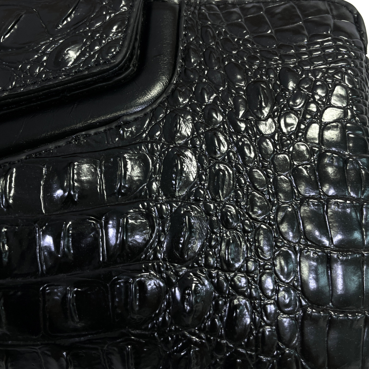 Women's Shoulder Bag With Crocodile Pattern Large Fashion Handbag_voghion.com
