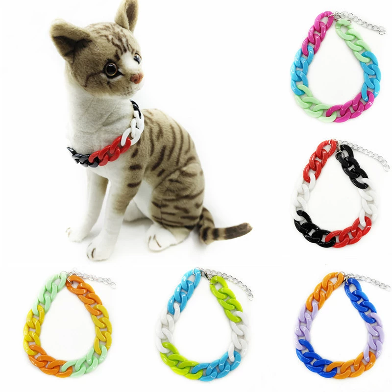 Трансграничный 2022 новый цвет корги ошейник для домашних животных кошачий собака цвет ожерелье Тедди Фадоу Золотое ожерелье