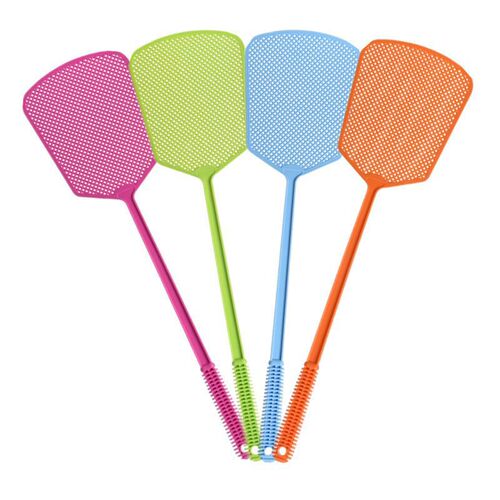 Large lengthened and thickened fly swatter, plastic fly swatter, long-handled mosquito swatter, household manual mosquito swatter