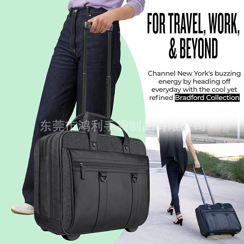 Cross-Border Rolling Laptop Bag, Detachable 17.3inch Laptop Sleeve, Multifunctional Cross-Border Rolling Laptop Bag, Detachable 17.3inch Laptop Sleeve, Multifunctional