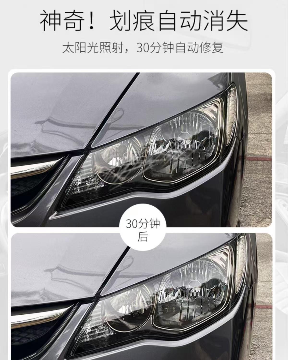 Suitable for Toyota Asia Dragon Rav4 Camry Light-Controlled Color-Changing Blackened Headlight Film Tpu Rear Light Color-Changing Film