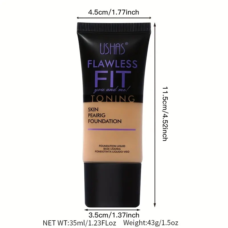 USHAS comercio exterior europeo y americano transfronterizo 4 colores corrector impermeable base líquida reparadora para cubrir las ojeras y aclarar el tono de la piel