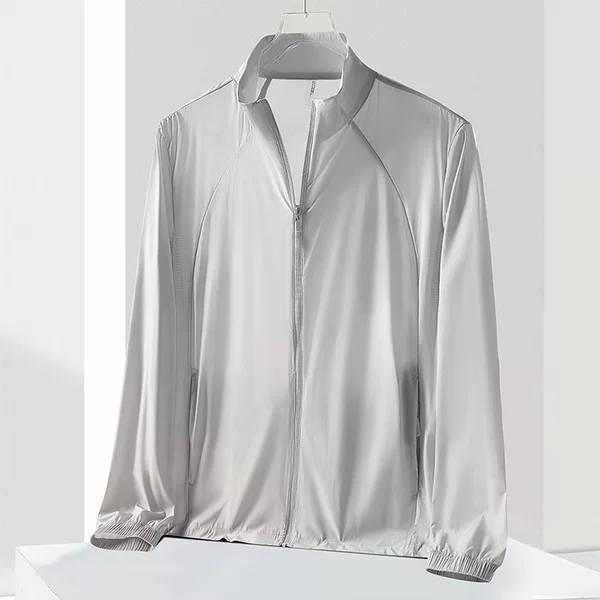 Summer ice silk outdoor sunscreen clothing women's UPF50 anti-ultraviolet cool breathable sunscreen clothing men's tide foreign trade wholesale