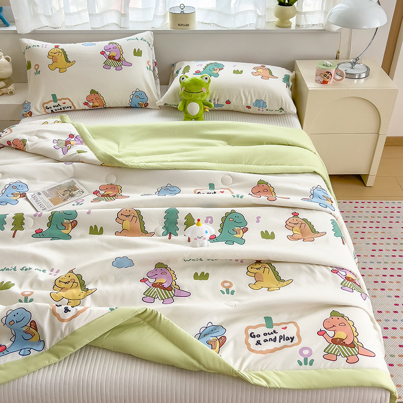 여름이불-공룡두두 [시원하고 땀이 나지 않음]