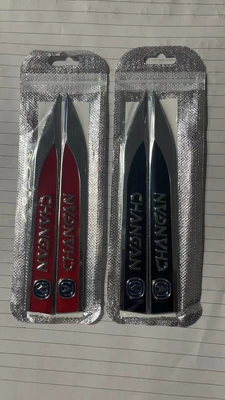 Body sticker – Metal Sticker Personalized Car Sticker - pair-changan-red