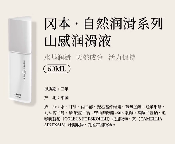 Water-soluble lubricant, 60 ml
