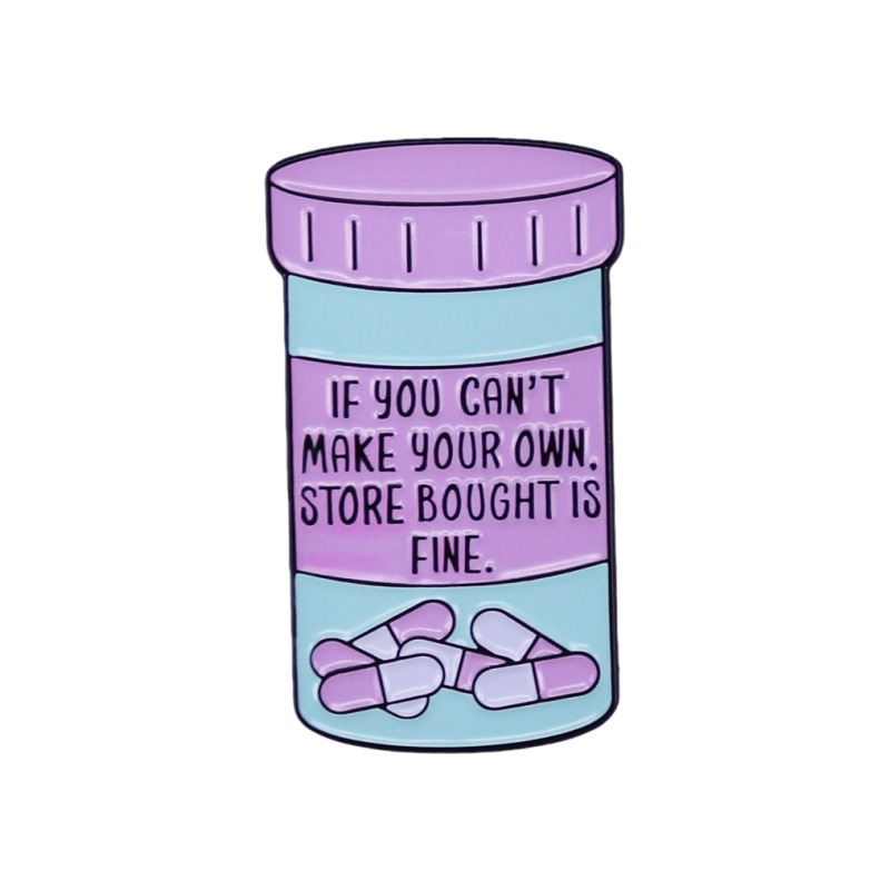 Chao Cool broche de esmalte creativo nicho cultura popular tema broche mochila ropa decoración joyas personales al por mayor en stock