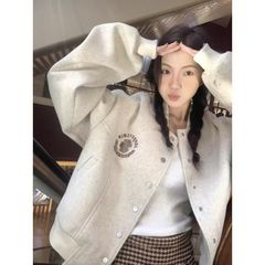 美式棒球服外套女装秋冬季2025新款小个子韩系穿搭短款夹克上衣潮