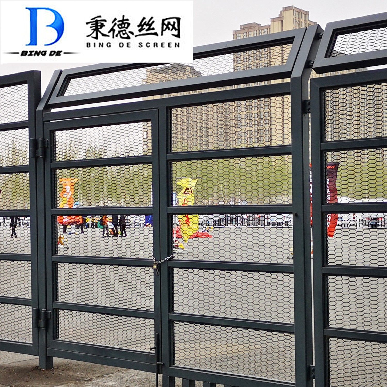 海关码头物理围网 保税区用钢板网围栏网 刀刺菱形孔护栏网