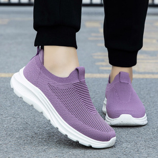 Autumn Elderly Shoes, Women's Shoes, Lightweight Soft-Soled Mom Shoes, Slip-On Casual Shoes for Men, Walking Shoes, Cross-Border
