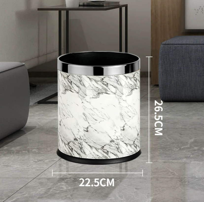 10L de doble capa de mármol blanco