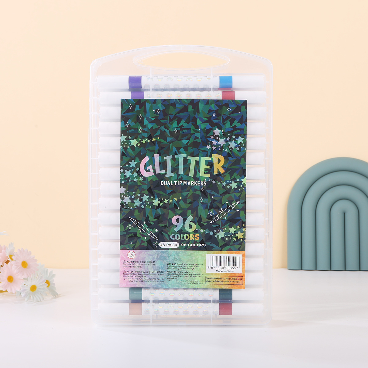 [Una] doble cabeza flash color marcador de pintura doble cabeza resaltador de color flash