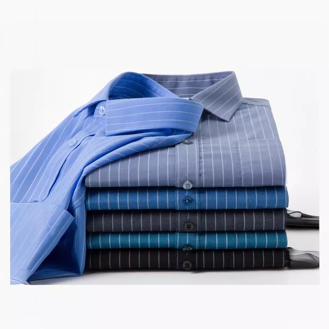 全棉时代代工沈阳市贵阳市三亚市专业宣传品春秋短袖男式衬衫