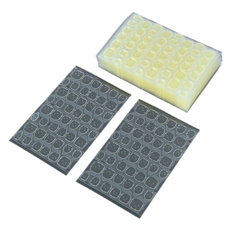 6083 ультратонкий клей-желе малого размера, особо липкий клей-желе для дизайна ногтей, специально для накладных ногтей, водонепроницаемая, долговечная двусторонняя клейкая лента