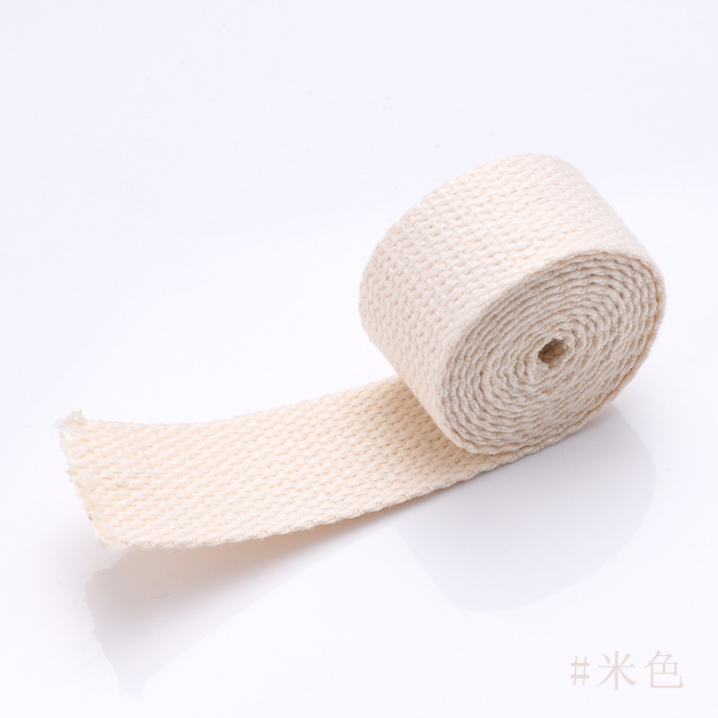 スポット卸売カラフルな無地ポリエステルウェビングベルトキャンバスバッグ荷物ショルダーストラップバンドル梱包ベルトアクセサリー