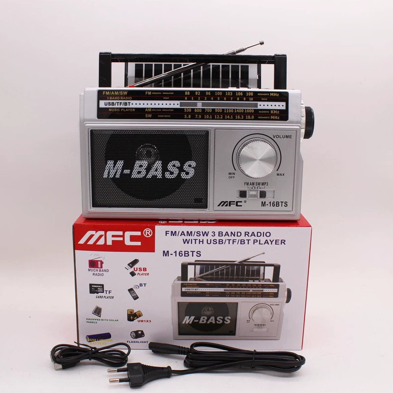 Трансграничный экспорт нового многофункционального радио в Европу Многополосная волновая поддержка Bluetooth-карта USB-накопитель