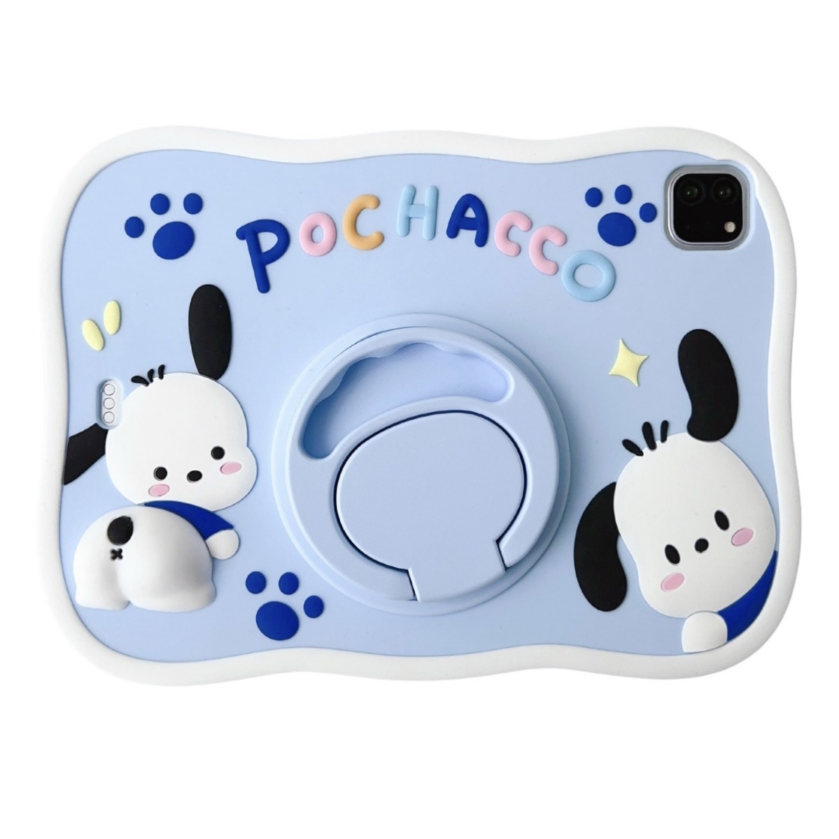 2018 nuevo caso de silicona de dibujos animados iPad funda protectora 10,2 pulgadas mini45 tableta resistente a la caída 2019air3 aplicable