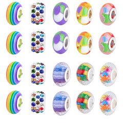 Amazon Best Selling Shiny Color Crystal Bead Bracelet DIY Children Unicorn Decor Bracelet Set