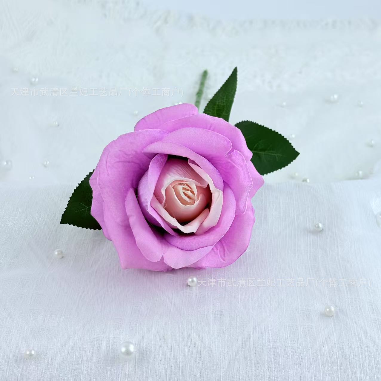 Una sola tela de terciopelo Xiaoxin Mei imitación de flores de rosa cascada diseño floral boda floral fila de flores pared transfronteriza