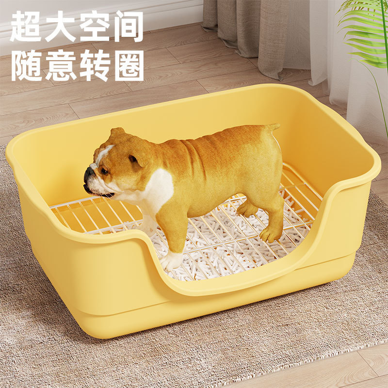 狗厕所浴缸不锈钢狗厕所狗防踩屎狗砂盆便盆宠物用品狗跨境热销|undefined