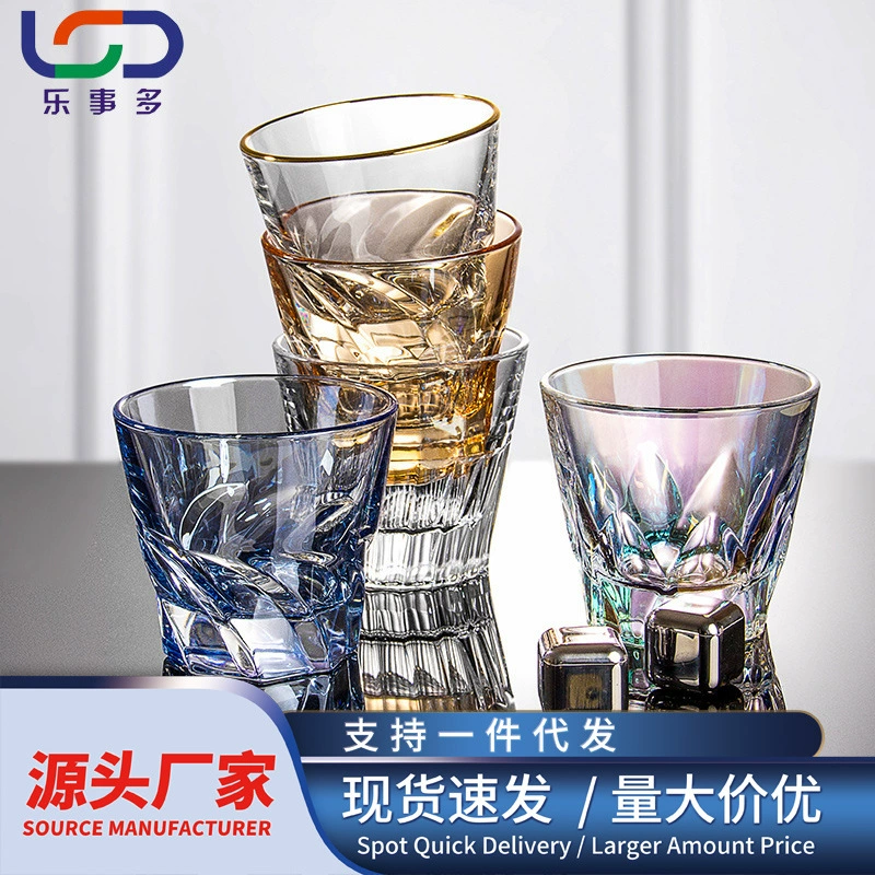 Glass wineglass for whiskey, creative capacious glass set