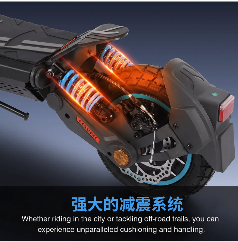 Cross-border exclusive supply of German ABE-certified electric scooters 10inch All-terrain off-road foldable scooters