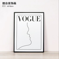 Ins風抽象的な人の顔を飾っています。軟装で玄関に入ります。