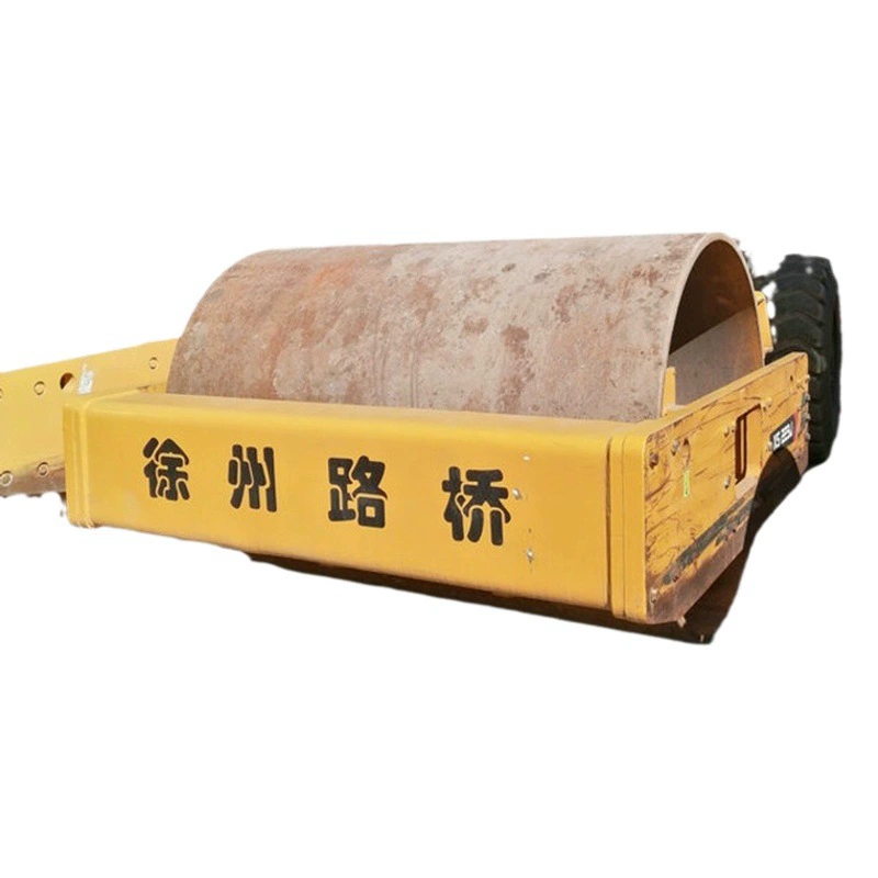 Подержанный 10-тонный двойной стальной ролик Подержанный Liugong 624 для статического шлифования трех-стальной ролик для энергосбережения и экономии топлива