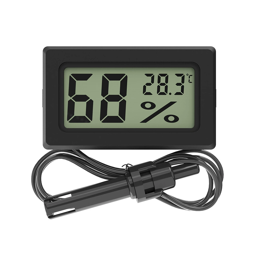 Встроенный линейный Измеритель температуры и влажности, мини-электронный цифровой дисплей для лазания для домашних животных, измеритель температуры и влажности, внутренний автомобильный холодильник, термометр