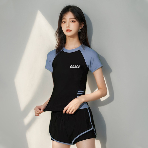 split sports swimwear for swimming for training