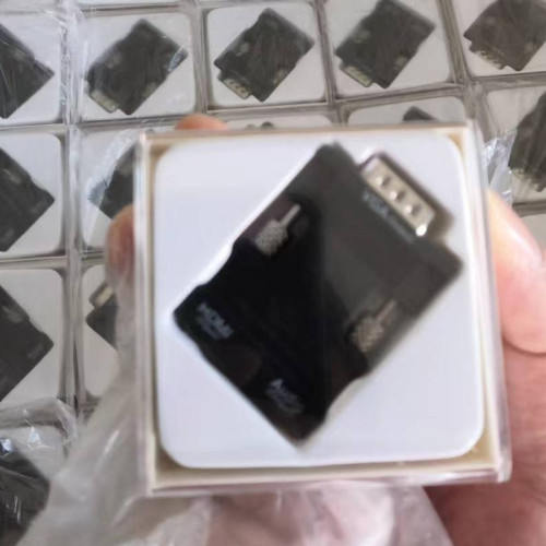 HDMI to VGA adapter; HDMI to VGA converter with audio, male-to-female, L-shaped