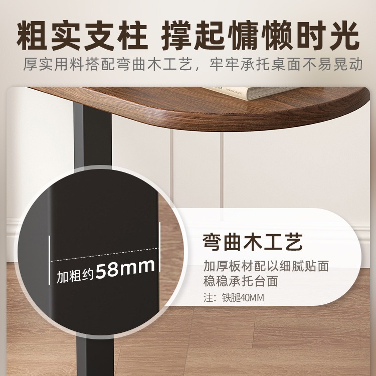 Simple sofá mesa auxiliar móvil hogar sala de estar mesa de esquina multifuncional estante de almacenamiento portátil mesita de noche mini