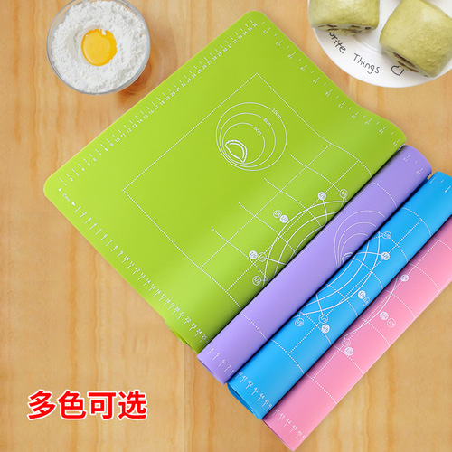 Thickened Silicone Rolling Mat Large Size with Graduations Kneading Mat Wholesale Baking Silicone Baking Mat Baking Tools