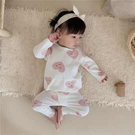 女童睡衣春秋款新款儿童家居服夏季套装宝宝空调服冰丝薄款两件套