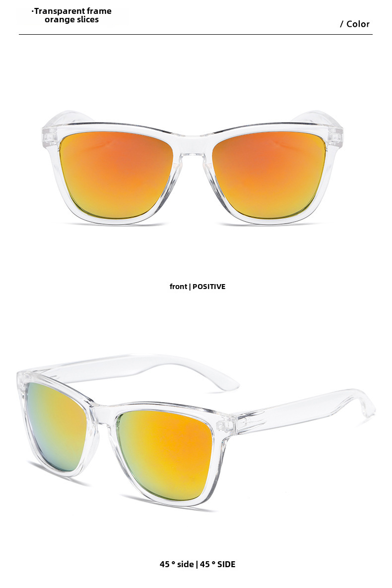 Lunettes de soleil classiques personnalisées à la mode de style coréen, lunettes de soleil concaves résistantes aux UV et au soleil, lunettes unies pour femmes_voghion.com