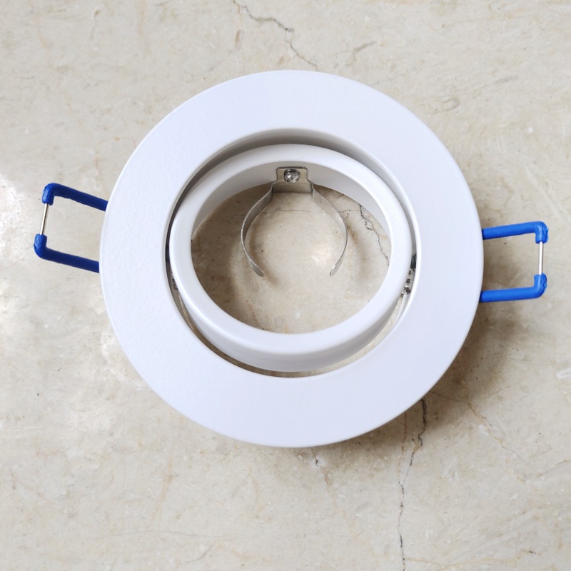 Soporte para Foco LED Empotrado MR16/GU10, Anillo Decorativo