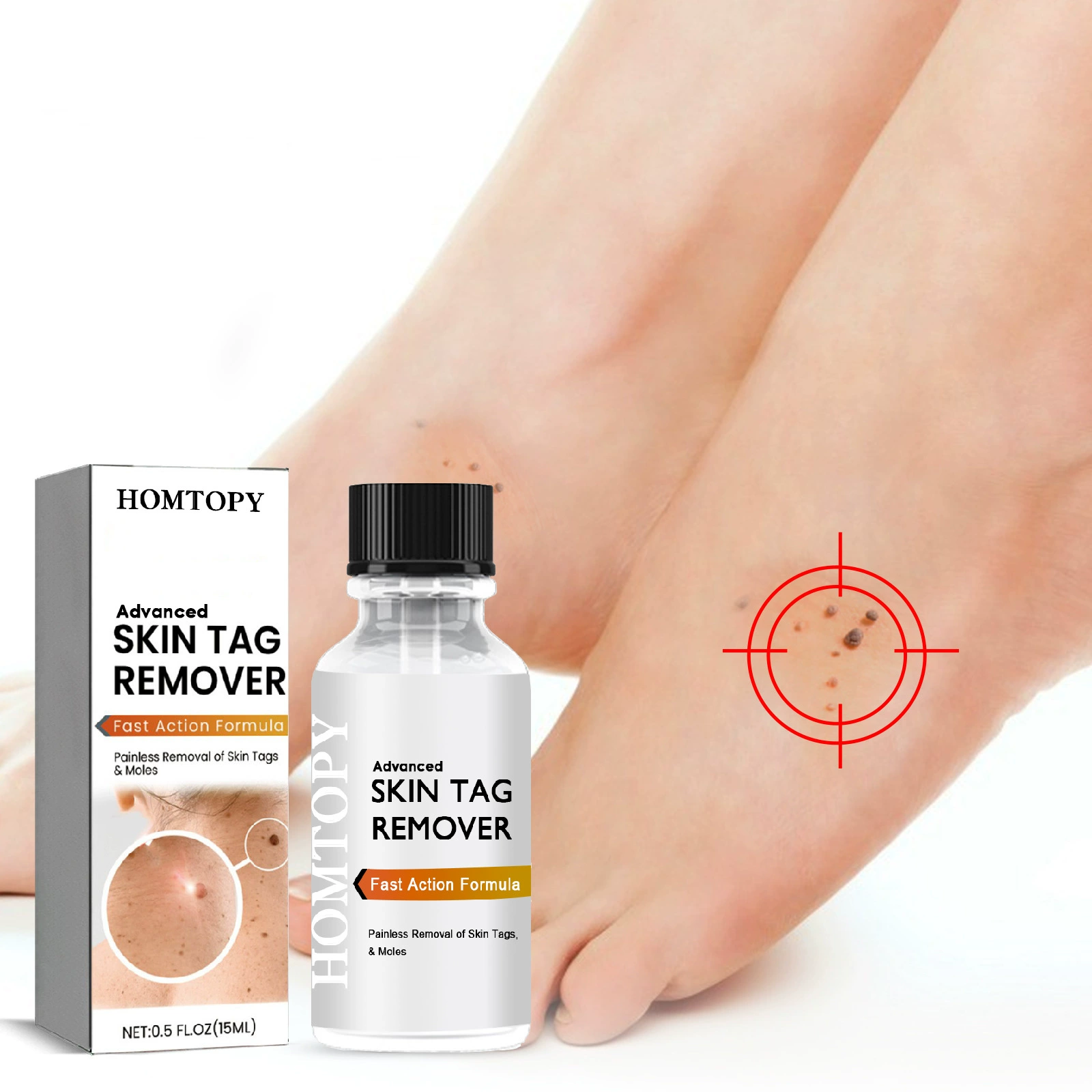 Горячий трансграничный продукт, эссенция от бородавок, эссенция для ухода за черными родинками, очищает кожу, увлажняет и удаляет жидкость, 15 мл