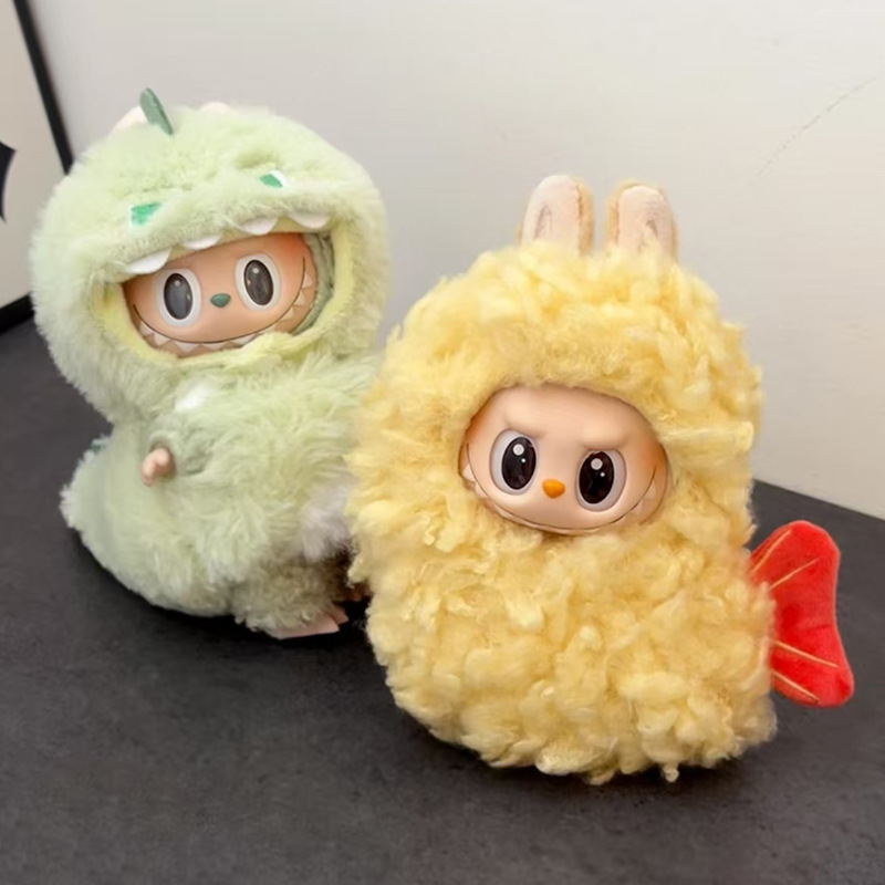 Labubu 第一世代、第二世代、第三世代ゴキブリ服フライドシュリンプスーツ 10 センチメートルベビー服着替えラブブ人形人形アクセサリー|undefined