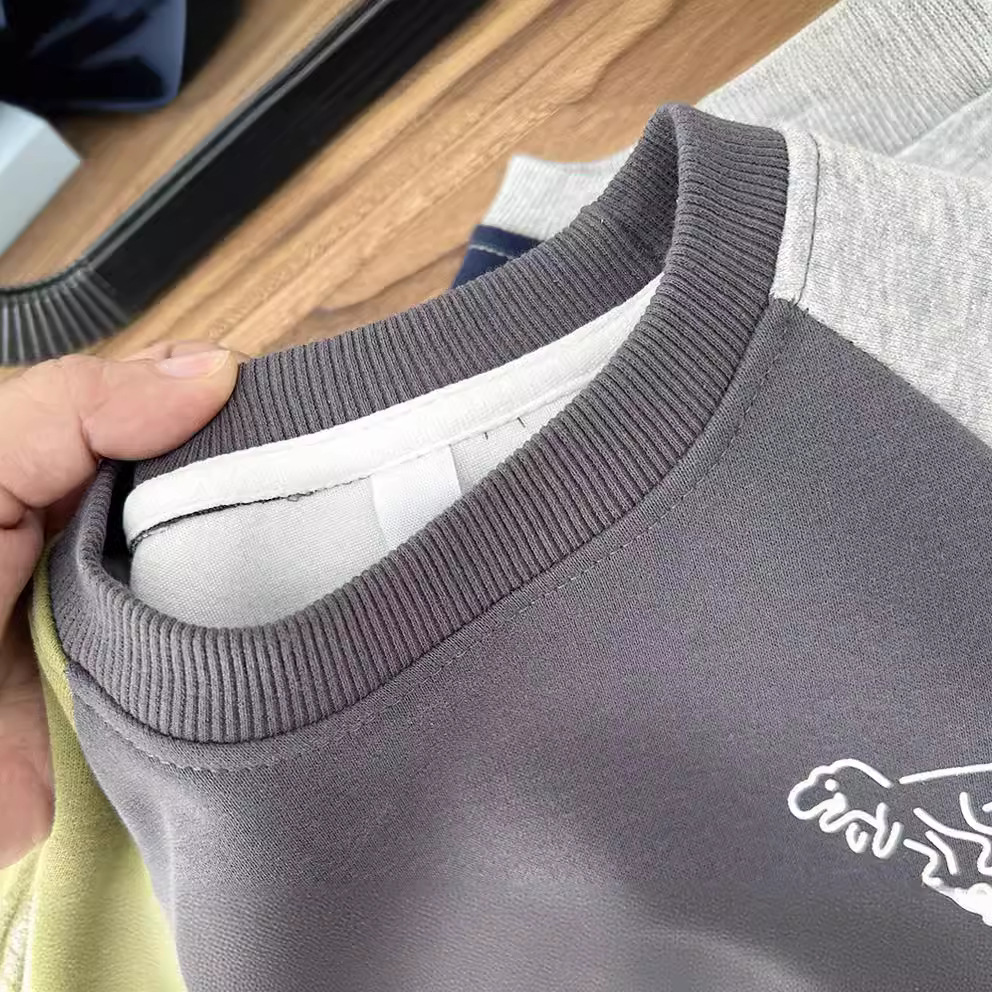 Children's Spring and Autumn Season 2023 New Cartoon Long Sleeve Hoodie Base Shirt Top Wholesale for Boys