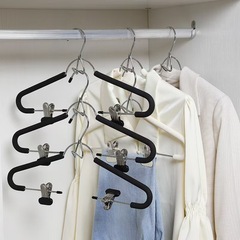 スーツハンガーの連体滑り止め家庭用多機能無痕服サポート
