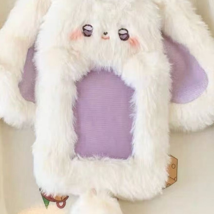 Ins coreano lindo chocolate de menta, ratas y ratas codiciosas, cubierta de tarjetas de peluche, estudiantes de 3 pulgadas, cubierta de almacenamiento de tarjetas pequeñas.