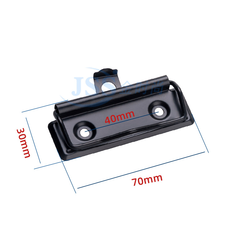 후크가 있는 70MM 매트 블랙
