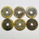 Qing Dynasty antique five emperor money six emperor old copper money antique pressure threshold ancient coins Chinese knot five emperor money pendant wholesale