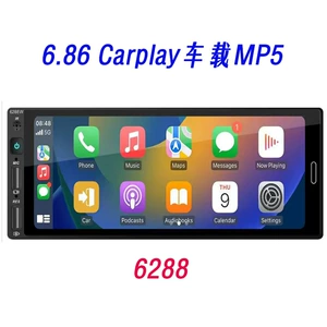 6288 simsiz Carplay tək-din MP5 pleyer 6.9 düym Android Auto radio Bluetooth