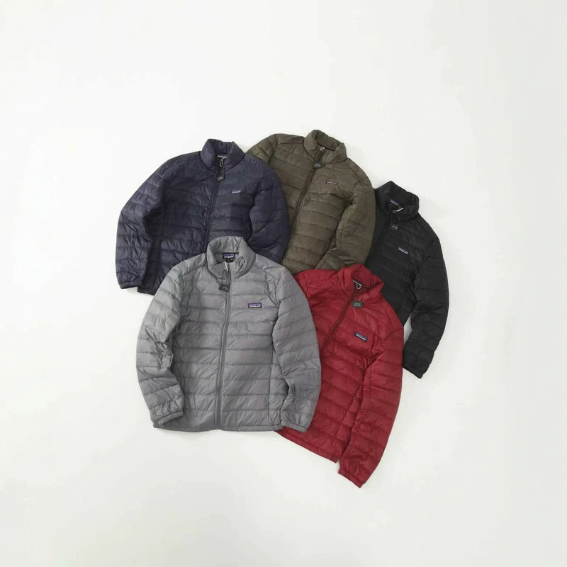 Pata Outdoor 600 Fill Power Insulated Lightweight Packable Stand Collar Windproof Ribbed Down Jacket