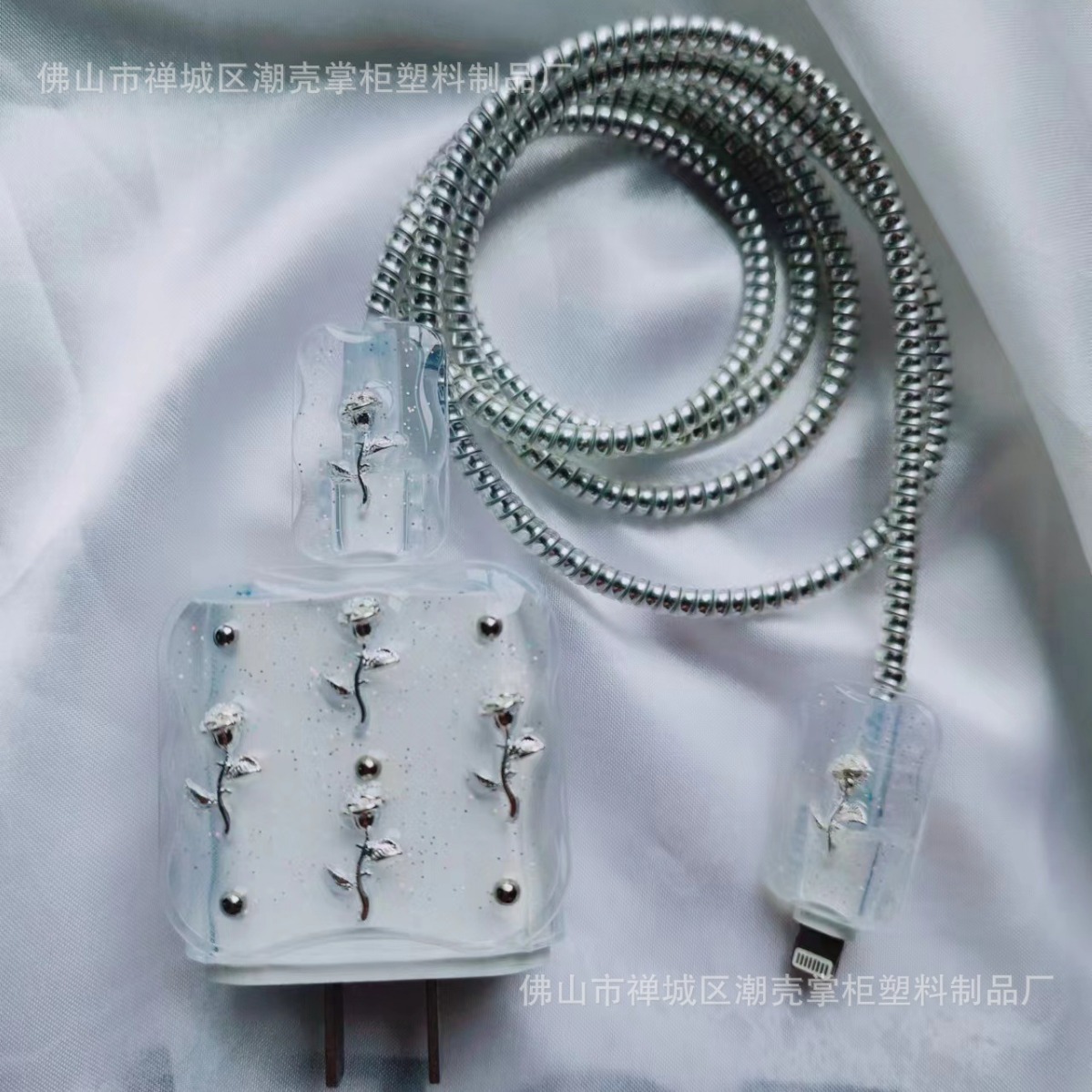 Nuevo caso de cable de datos Apple 13 caso de cargador iPhone 15 PRO 20w cargador ins oro