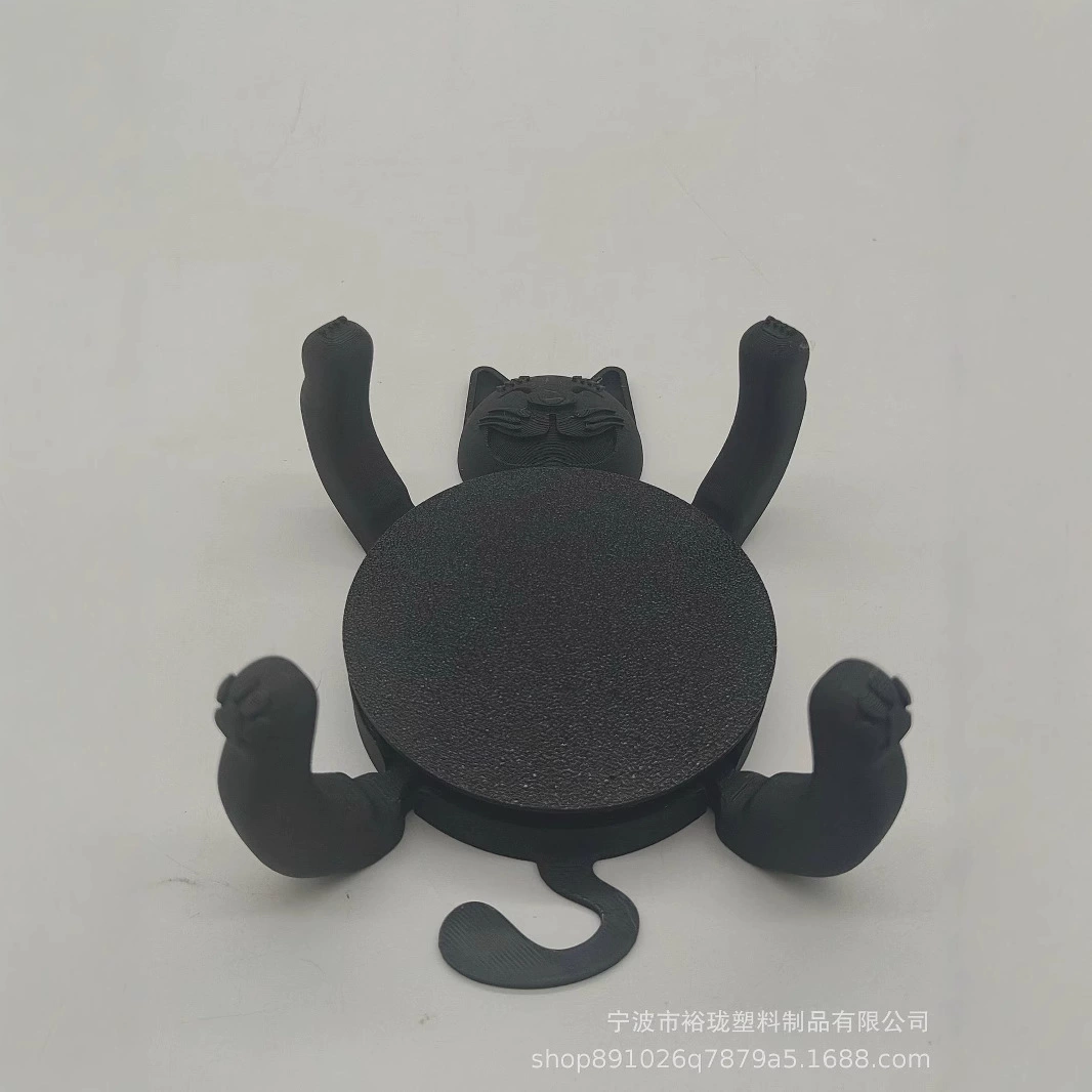 3D печатанная подставка для кота, ежедневное использование дома, забавная подставка, рикошетная подставка, черный кот